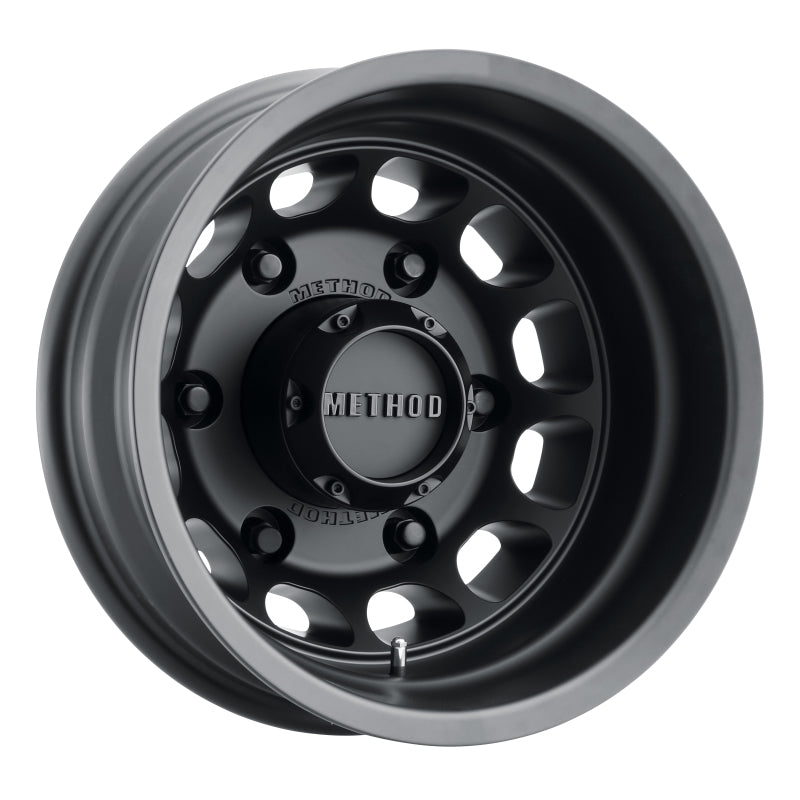 Method MR901 - REAR 16x5.5 -138mm Offset 6x205 161.04mm CB Matte Black Wheel - eliteracefab.com