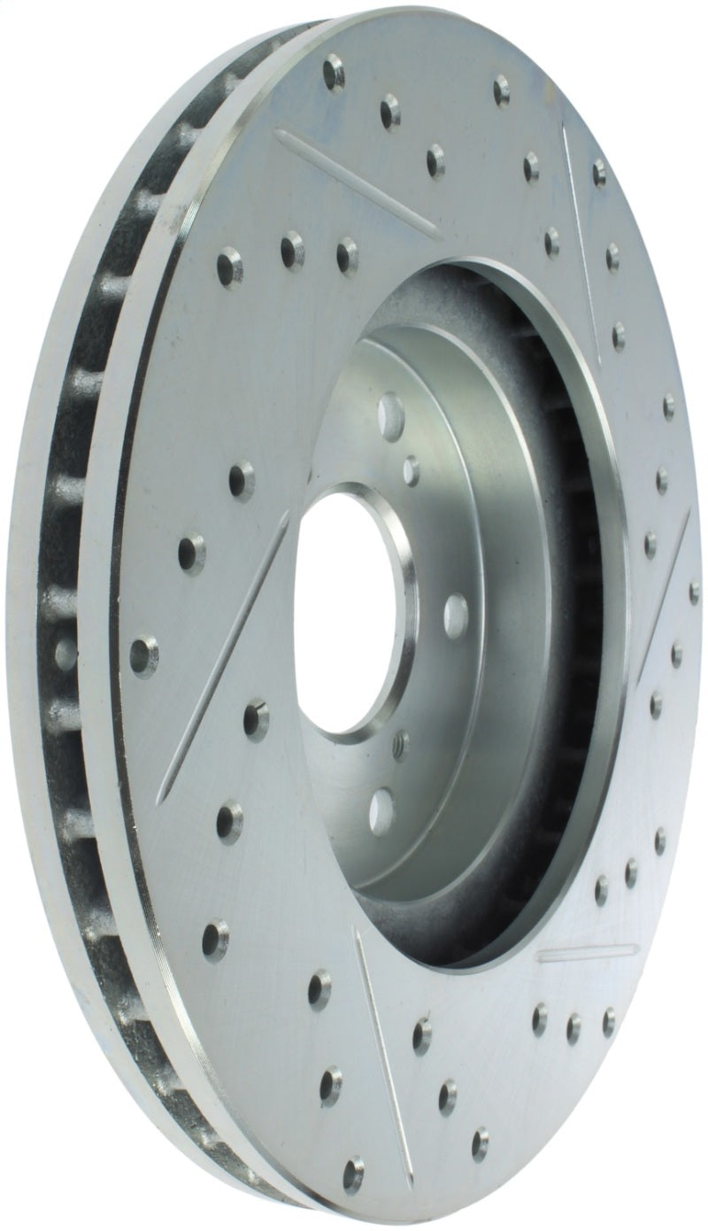 StopTech Select Sport 99-08 Acura TL (STD Caliper) / 01-03 CL Slotted and Drilled Right Front Rotor - eliteracefab.com