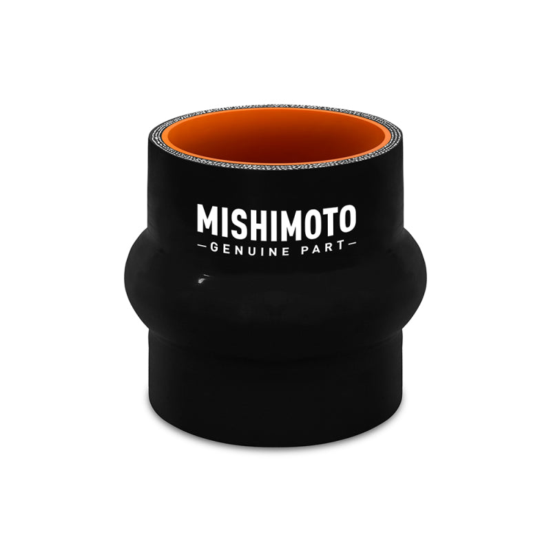 Mishimoto 2.5in Black Hump Hose Coupler - eliteracefab.com