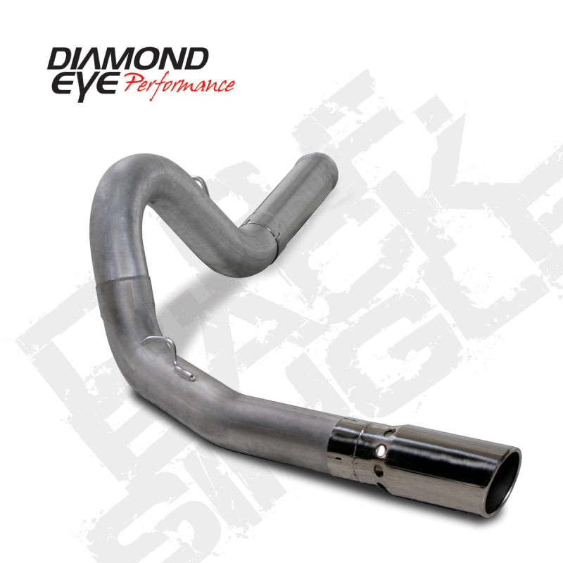 Diamond Eye KIT 5in DPF-BACK SGL SS: 2011-2015 CHEVY 6.6L 2500/3500 Diamond Eye Performance
