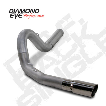 Diamond Eye KIT 5in DPF-BACK SGL SS: 2011-2015 CHEVY 6.6L 2500/3500 Diamond Eye Performance