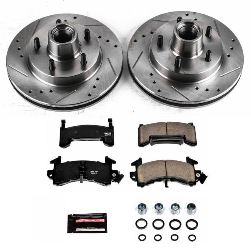 Power Stop 82-87 Buick Regal Front Z23 Evolution Sport Brake Kit - eliteracefab.com