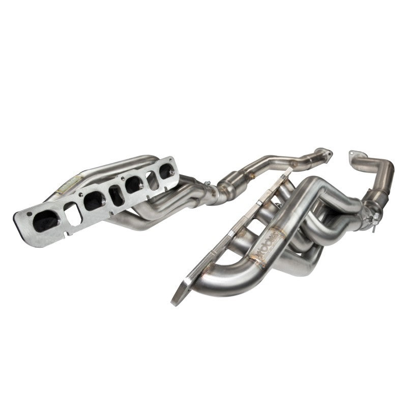 KOOKS 1-7/8" X 3" LONG TUBE HEADERS & GREEN CATTED CONNECTION PIPES (12-19 GRAND CHEROKEE/2018+ TRACKHAWK/DURANGO) - eliteracefab.com