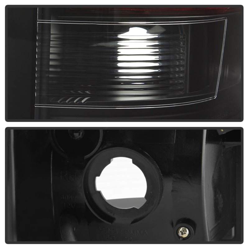 Spyder 07-13 Silverado (Will Not Work w/2010 921 Bulb) V3 LED Tail Lghts Blk ALT-YD-CS07V3-LBLED-BK - eliteracefab.com