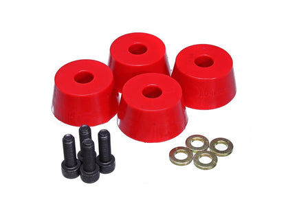 Energy Suspension 96-02 Toyota 4Runner Front Hyper Flex Red Bump Stop Set - eliteracefab.com