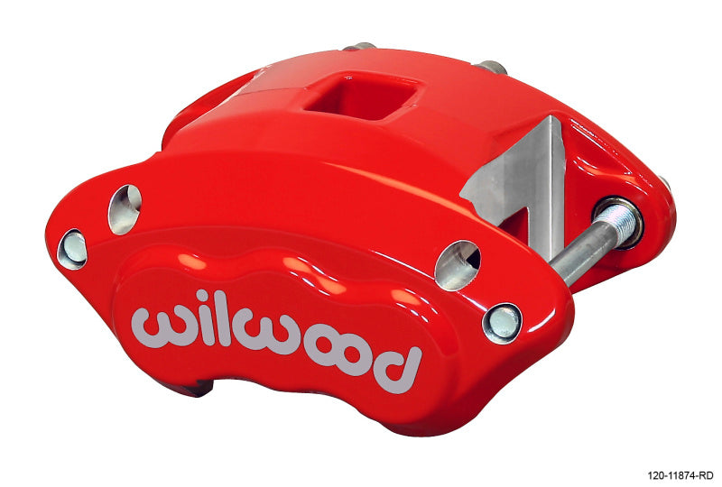 Wilwood Caliper-D154-Red 1.12/1.12in Pistons 1.04in Disc Wilwood