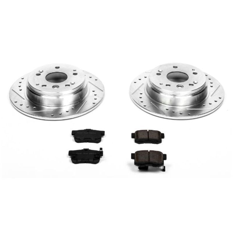 Power Stop 04-08 Acura TL Rear Z23 Evolution Sport Brake Kit - eliteracefab.com