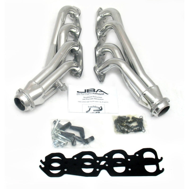 JBA 96-00 GM Truck 7.4L Voretc w/o A.I.R. 1-3/4in Primary Silver Ctd Cat4Ward Header JBA