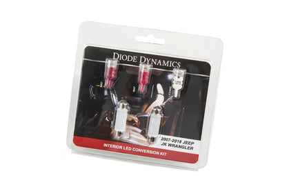 Diode Dynamics Wrangler JK 4dr Interior Kit Stage 2 - Red Diode Dynamics