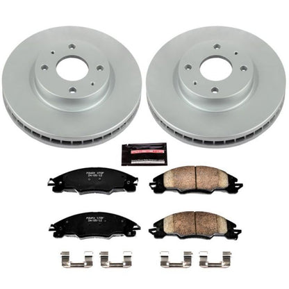 Power Stop 08-11 Ford Focus Front Z17 Evolution Geomet Coated Brake Kit PowerStop