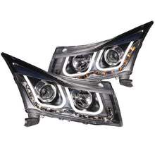 Load image into Gallery viewer, ANZO USA Chevrolet Cruze Projector Headlights W/ U-Bar Black; 2011-2015 - eliteracefab.com