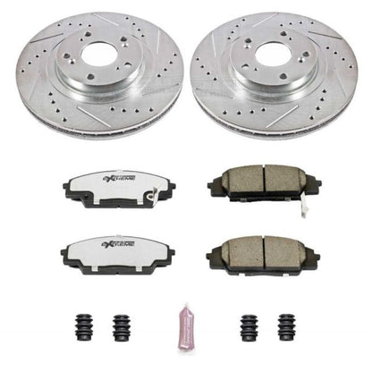 Power Stop 02-06 Acura RSX Front Z26 Street Warrior Brake Kit - eliteracefab.com