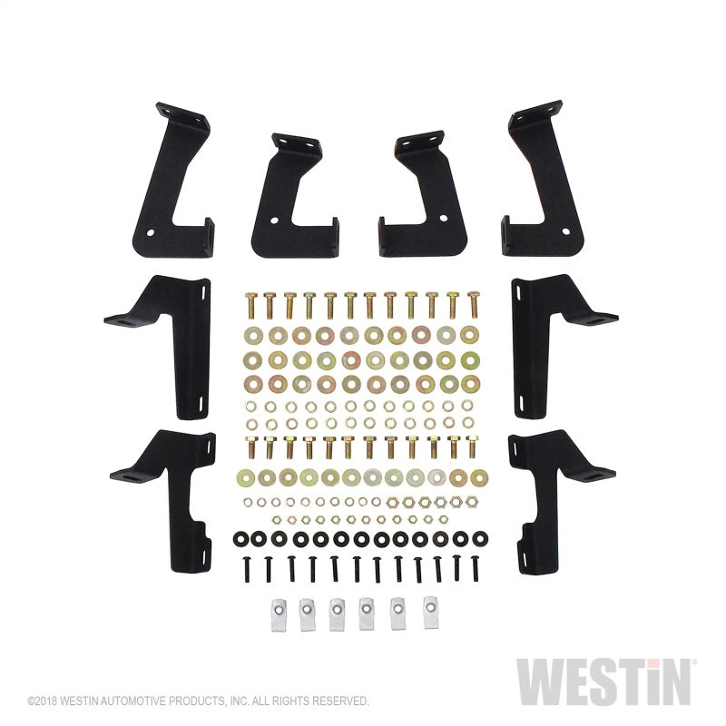 Westin 18-20 Jeep Wrangler JL 2DR HDX Drop Nerf Step Bars - Textured Black - eliteracefab.com