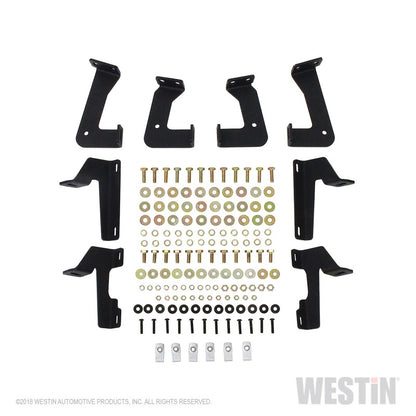 Westin 18-20 Jeep Wrangler JL 2DR HDX Drop Nerf Step Bars - Textured Black - eliteracefab.com