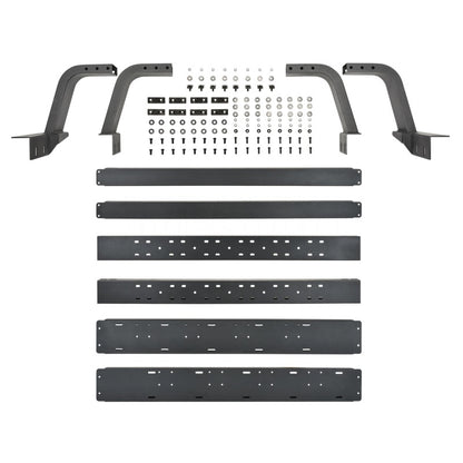 Westin 2021 Jeep Gladiator Overland Cargo Rack - Textured Black - eliteracefab.com