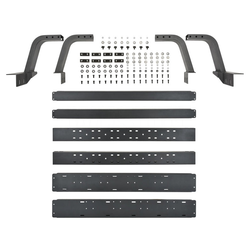 Westin 2021 Jeep Gladiator Overland Cargo Rack - Textured Black - eliteracefab.com