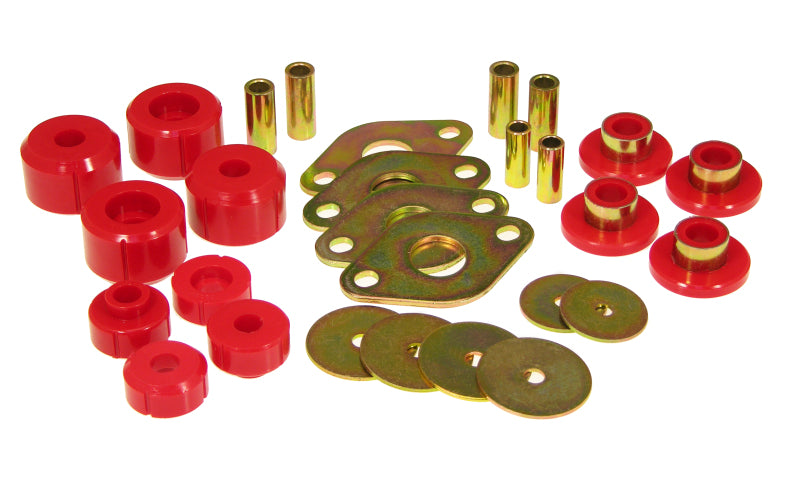 Prothane 95-00 Toyota P/U 2/4wd Body Mount Kit - Red - eliteracefab.com