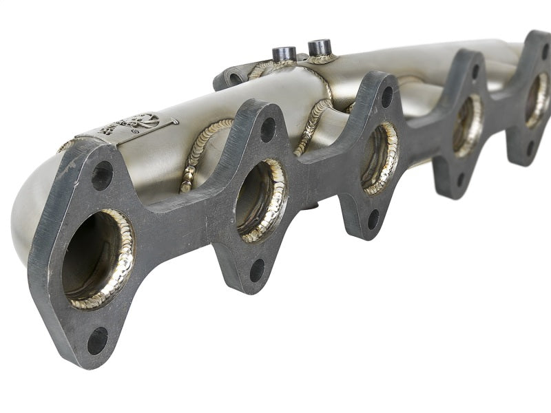 aFe Twisted Steel Header Turbo Manifold (T4) 98.5-02 Dodge Diesel Trucks L6 5.9L (td) aFe