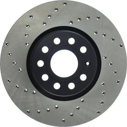 StopTech 06-13 Audi A3/08-09 TT / 06-09 VW GTI Mk V Cryo-Stop Right Front Drilled Rotor Stoptech