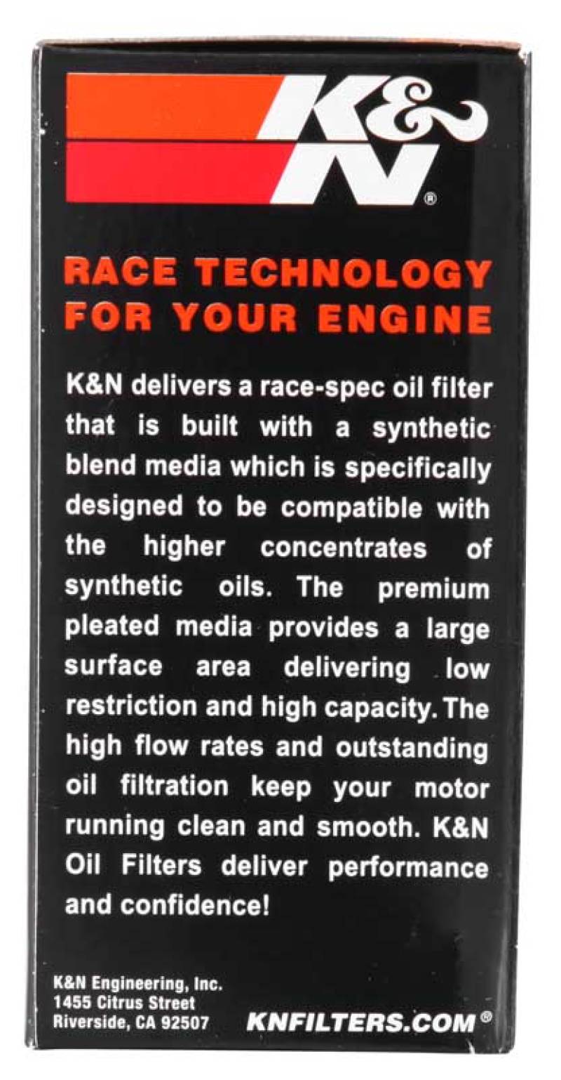 K&N KTM / Husaberg / Betamotor / Polaris 1.625in OD x 0.438in ID x 2.719in H Oil Filter - eliteracefab.com