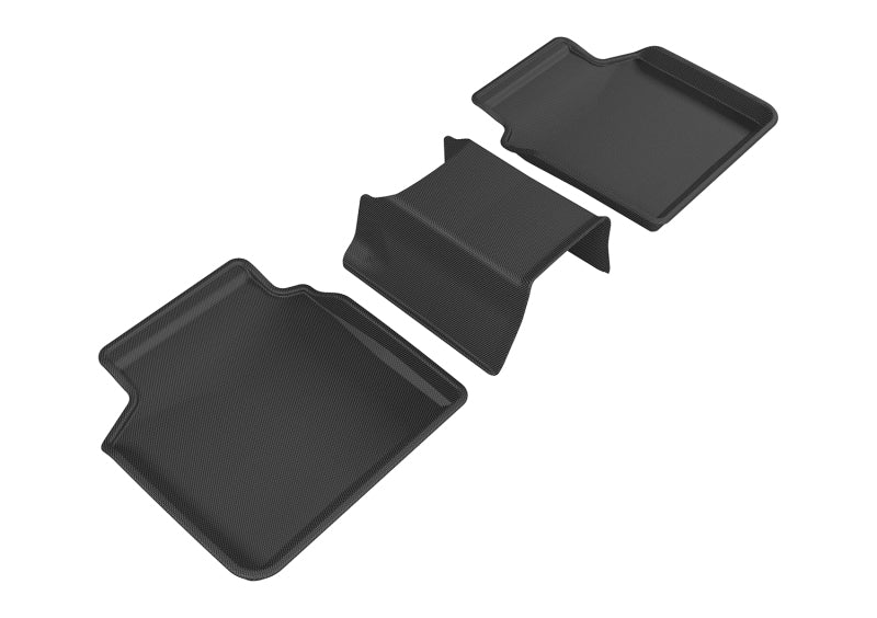 3D MAXpider L1BM07621509 2016-2020 BMW 7 Series Kagu 2nd Row Floormats - Black