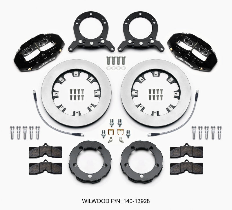 Wilwood D8 Front Hat Kit 12.19in Rotor 76-77 Ford Bronco Dana 44 w/Lines Wilwood