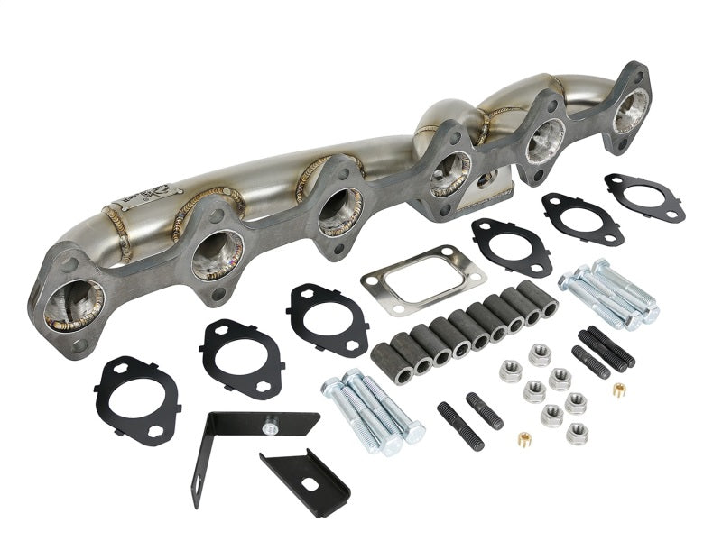aFe Twisted Steel Header w/ Turbo Manifold 03-07 Dodge Diesel L6-5.9L aFe