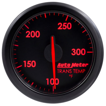 Autometer Airdrive 2-1/6in Trans Temperature Gauge 100-300 Degrees F - Black 9157-T