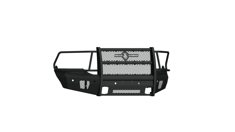 Road Armor 13-18 Ram 1500 Vaquero Front Bumper Full Guard - Tex Blk - eliteracefab.com