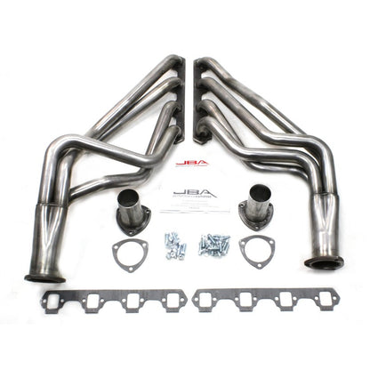 JBA 65-73 Ford Mustang 260-302/71-73 Ford 260-351W SBF 1-5/8in Primary Raw 409SS Long Tube Header JBA