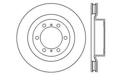 StopTech Slotted & Drilled Sport Brake Rotor - eliteracefab.com