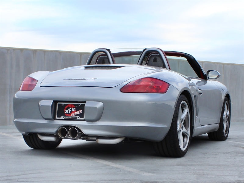 aFe ELITE 05-12 Porsche Boxster S (987.1-987.2) H6 3.4L 304SS Dual Cat-Back w/Dual Polished Tip Exht aFe