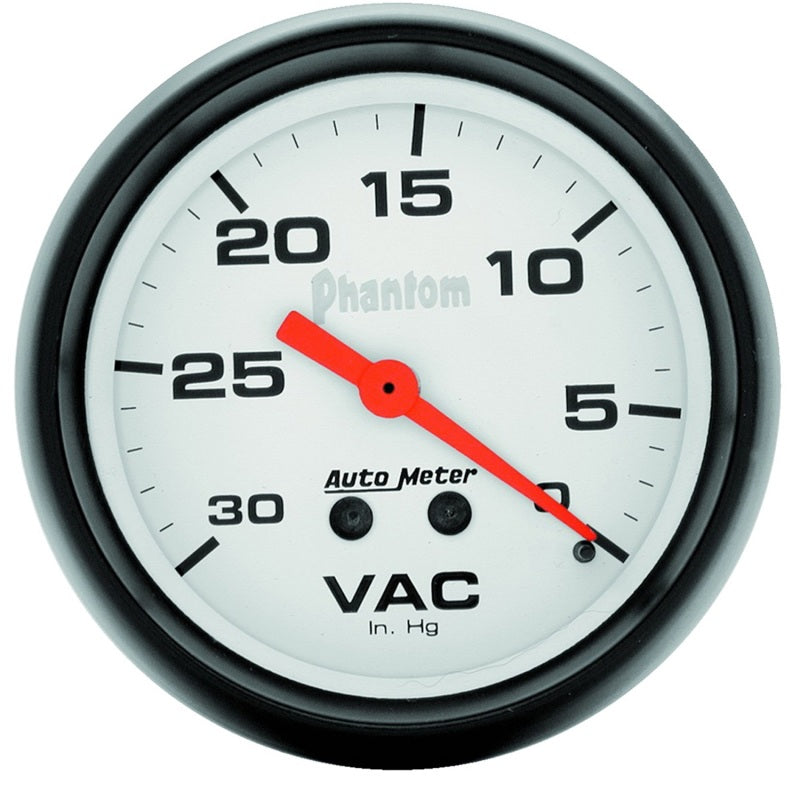 Autometer Phantom 2 5/8in Phantom Mechanical  Vacuum Gauge 5884