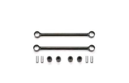 Fabtech 07-18 Jeep JK 4WD 3-5in Front Fixed Sway Bar End Link Kit - eliteracefab.com