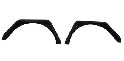 Fishbone Offroad 97-06 Jeep Wrangler TJ Steel Tube Fenders Rear 3In Flare - Blk Textured Powdercoat Fishbone Offroad