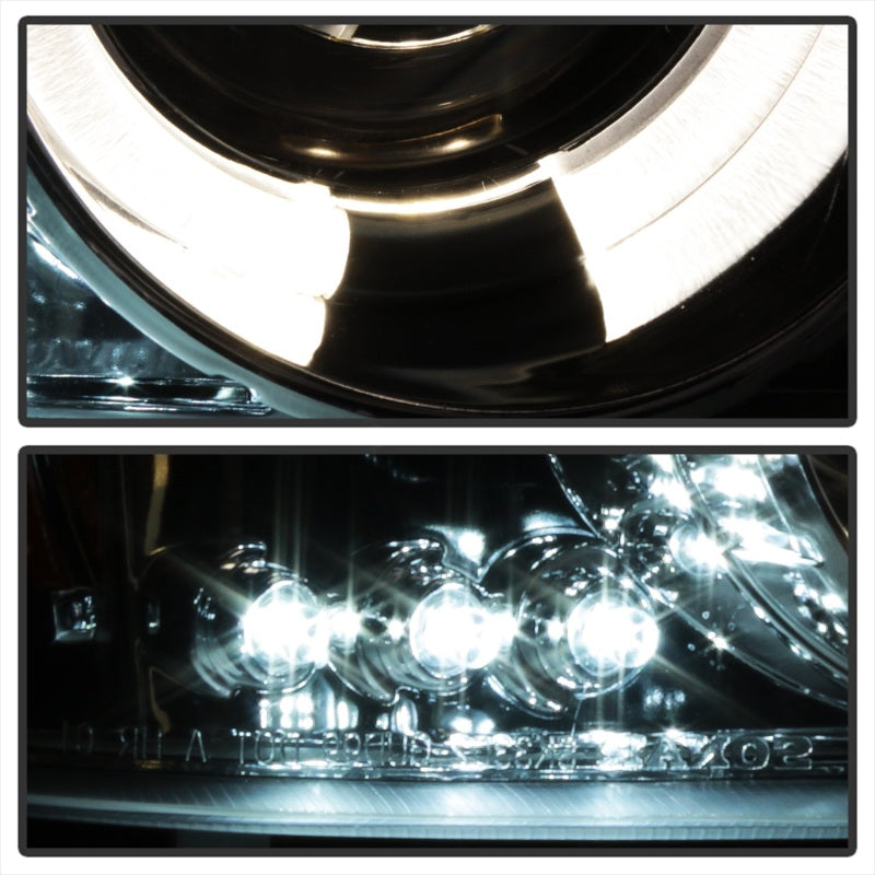 Spyder GMC Sierra 1500/2500/3500 99-06 Projector Headlights LED Halo LED Smoke PRO-YD-CDE00-HL-SMC - eliteracefab.com