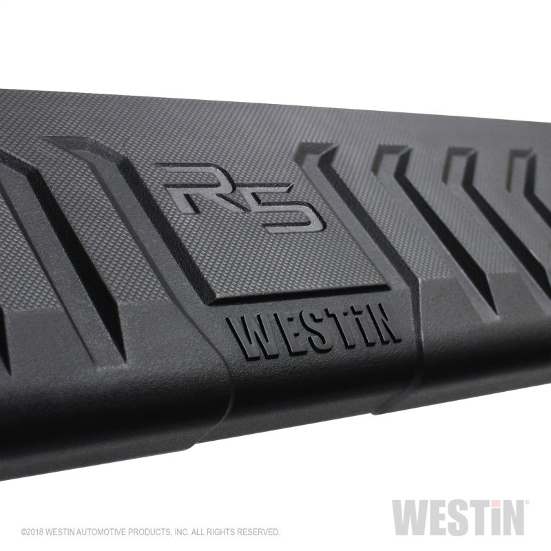 Westin 2019 Chevrolet Silverado/Sierra 1500 Crew Cab (5.5ft) R5 Modular Nerf Step Bars - Black - eliteracefab.com