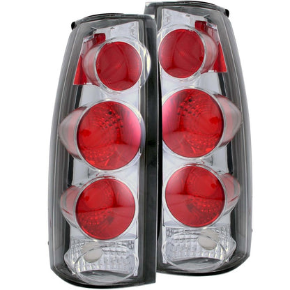 ANZO 1999-2000 Cadillac Escalade Taillights Smoke 3D Style - eliteracefab.com