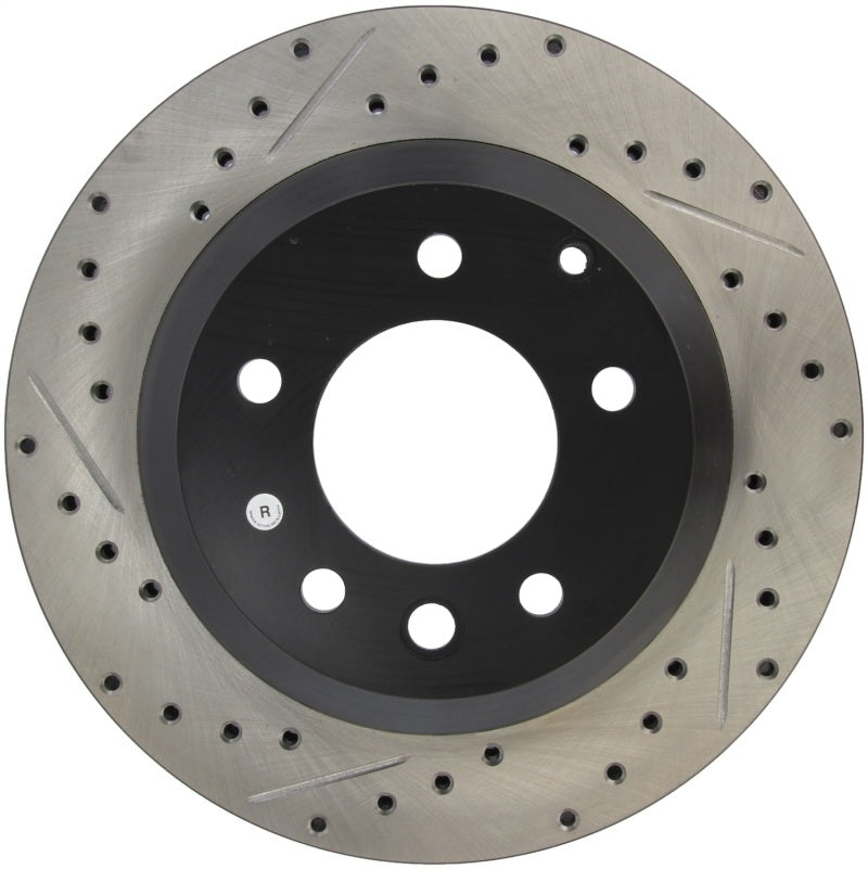 StopTech Slotted & Drilled Sport Brake Rotor - eliteracefab.com