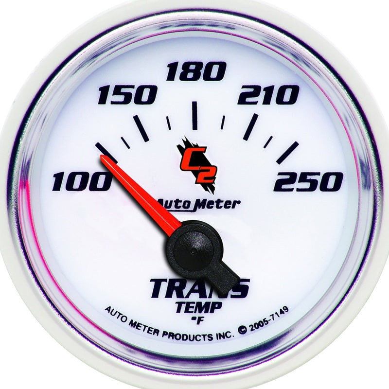 Autometer C2 52mm 100 - 250 Deg. F Electronic Trans Temp Gauge 7149