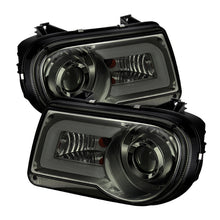 Load image into Gallery viewer, Spyder Chrysler 300C 05-10 Projector Headlights LED DRL Smoke High/Low H7 PRO-YD-C300C-DRL-SM - eliteracefab.com