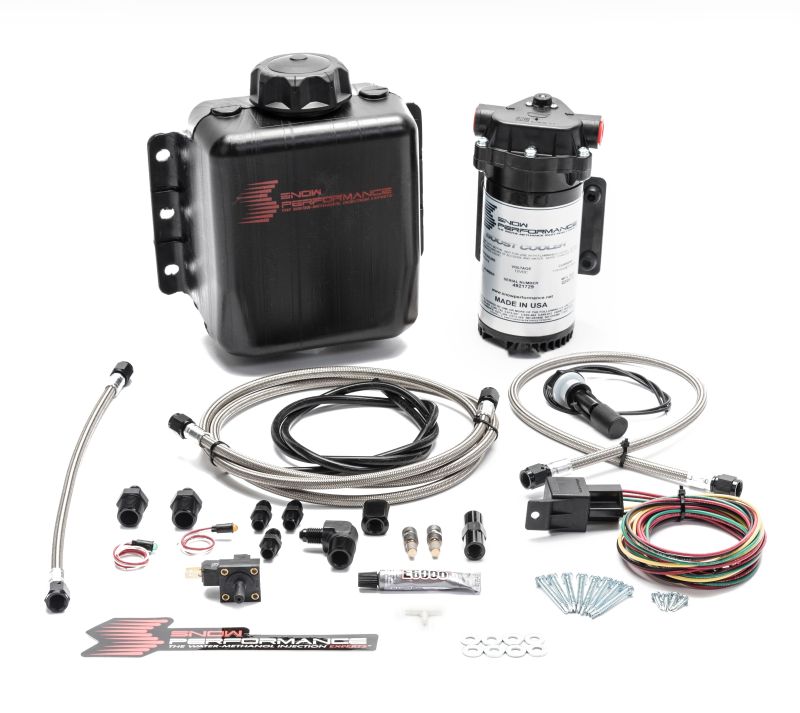 Snow Performance Stg 1 Boost Cooler F/I Water Injection Kit (Incl. SS Braided Line and 4AN Fittings) - eliteracefab.com