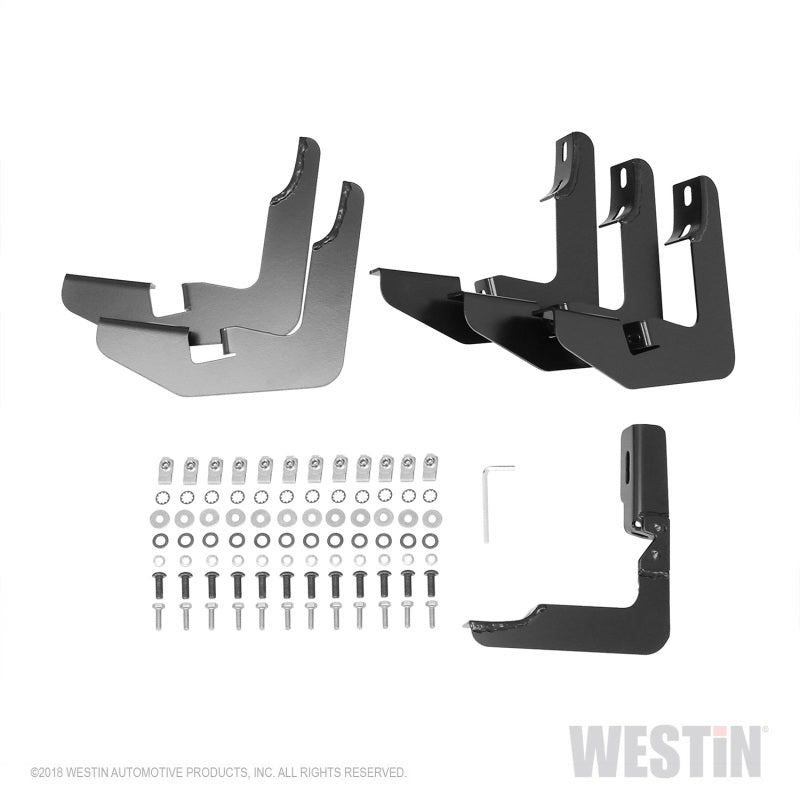 Westin 2019 Ram 1500 Crew Cab (Excl. 2019 Ram 1500 Classic) PRO TRAXX 5 Oval Nerf Step Bars - Black - eliteracefab.com