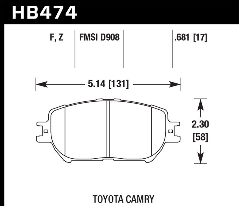 Hawk HPS Street Brake Pads - eliteracefab.com