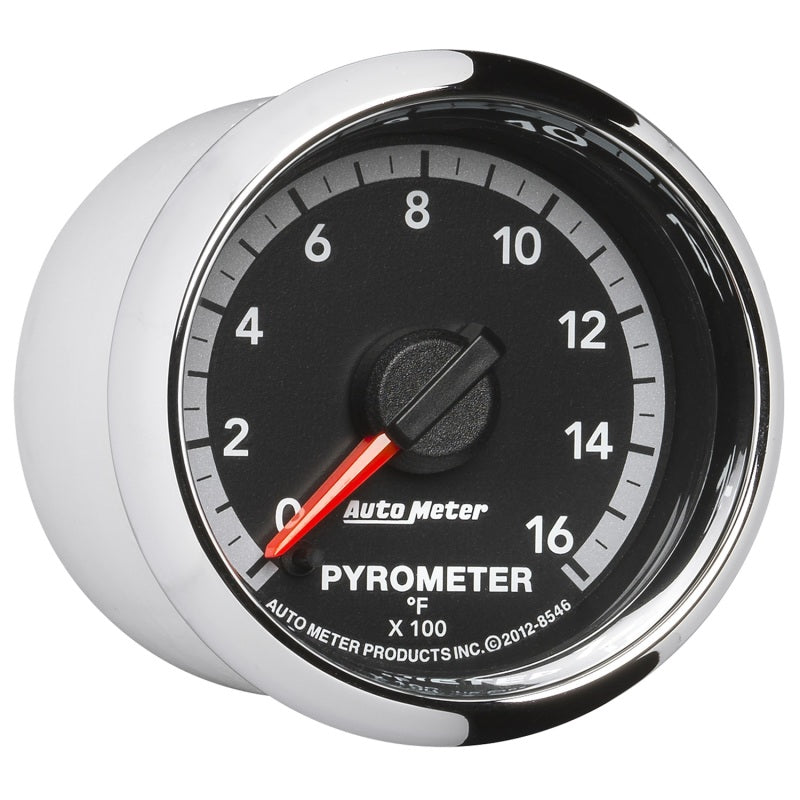 AutoMeter GAUGE; PYRO. (EGT); 2 1/16in.; 1600deg.F; STEPPER MOTOR; RAM GEN 4 FACT. MATCH Ram - eliteracefab.com