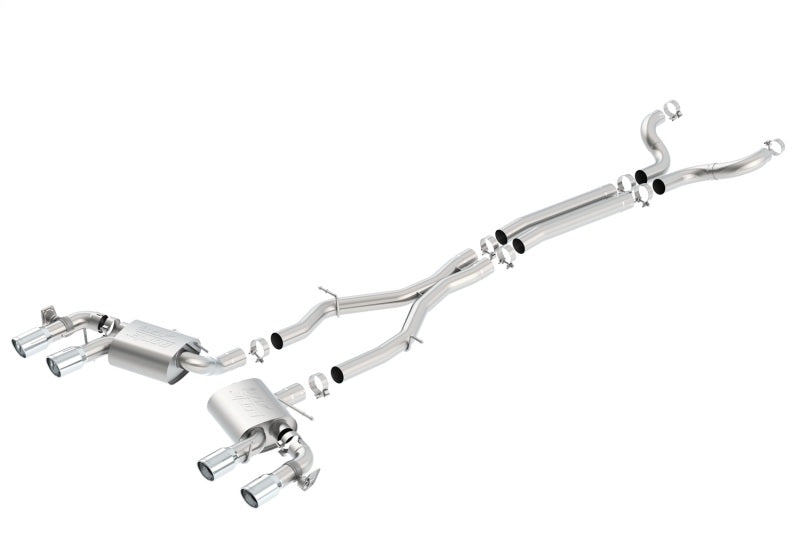 Borla 2017+ Chevy Camaro ZL1 6.2 ATAK Catback Exhaust w/ Dual Split Rear Exit - eliteracefab.com