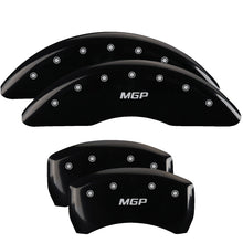 Load image into Gallery viewer, MGP Rear set 2 Caliper Covers Engraved Rear MGP Yellow finish black ch MGP