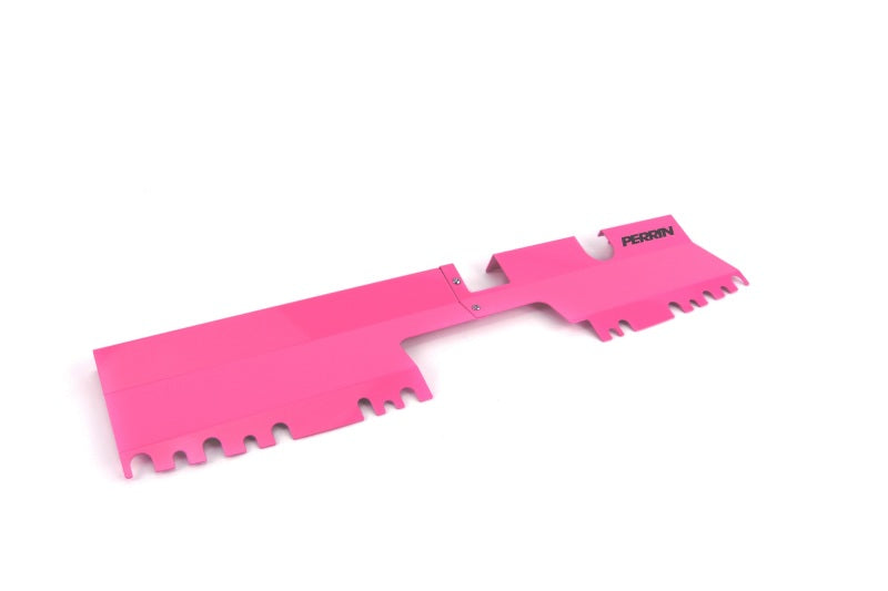 Perrin 15-21 WRX/STI Radiator Shroud (Without OEM Intake Scoop) - Hyper Pink Perrin Performance