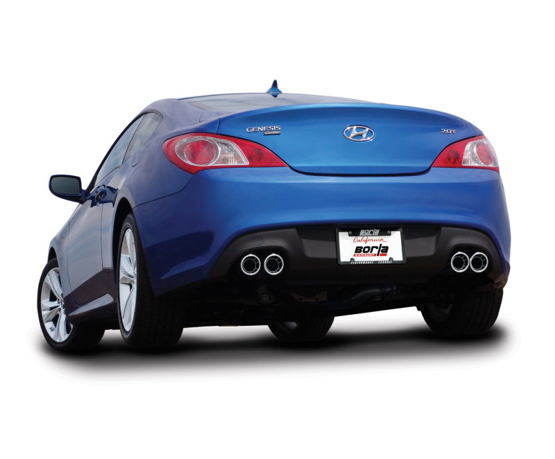 Borla 10-14 Genesis Coupe 2.0L Turbo ONLY AT/MT RWD 2DR Catback Exhaust - eliteracefab.com