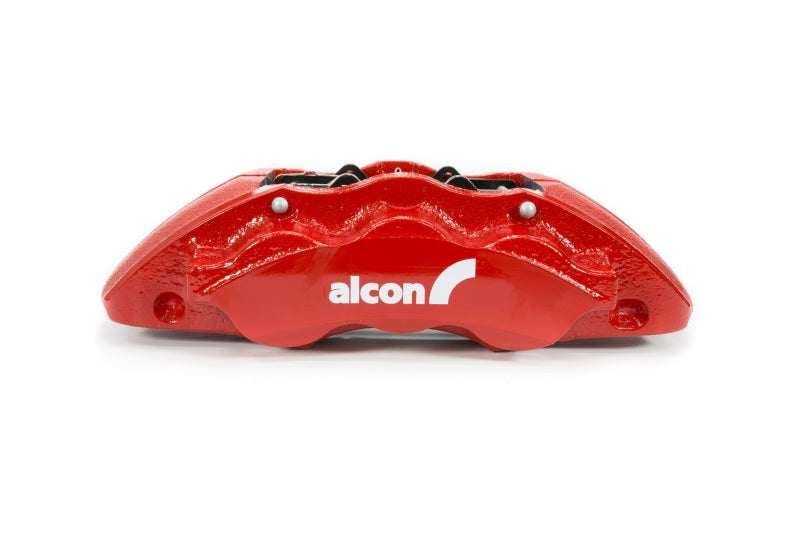 Alcon Ford 2019+ Ranger / 2020+ Bronco 350x34mm Rotors 6-Piston Red Calipers Front Brake Upgrade Kit - eliteracefab.com